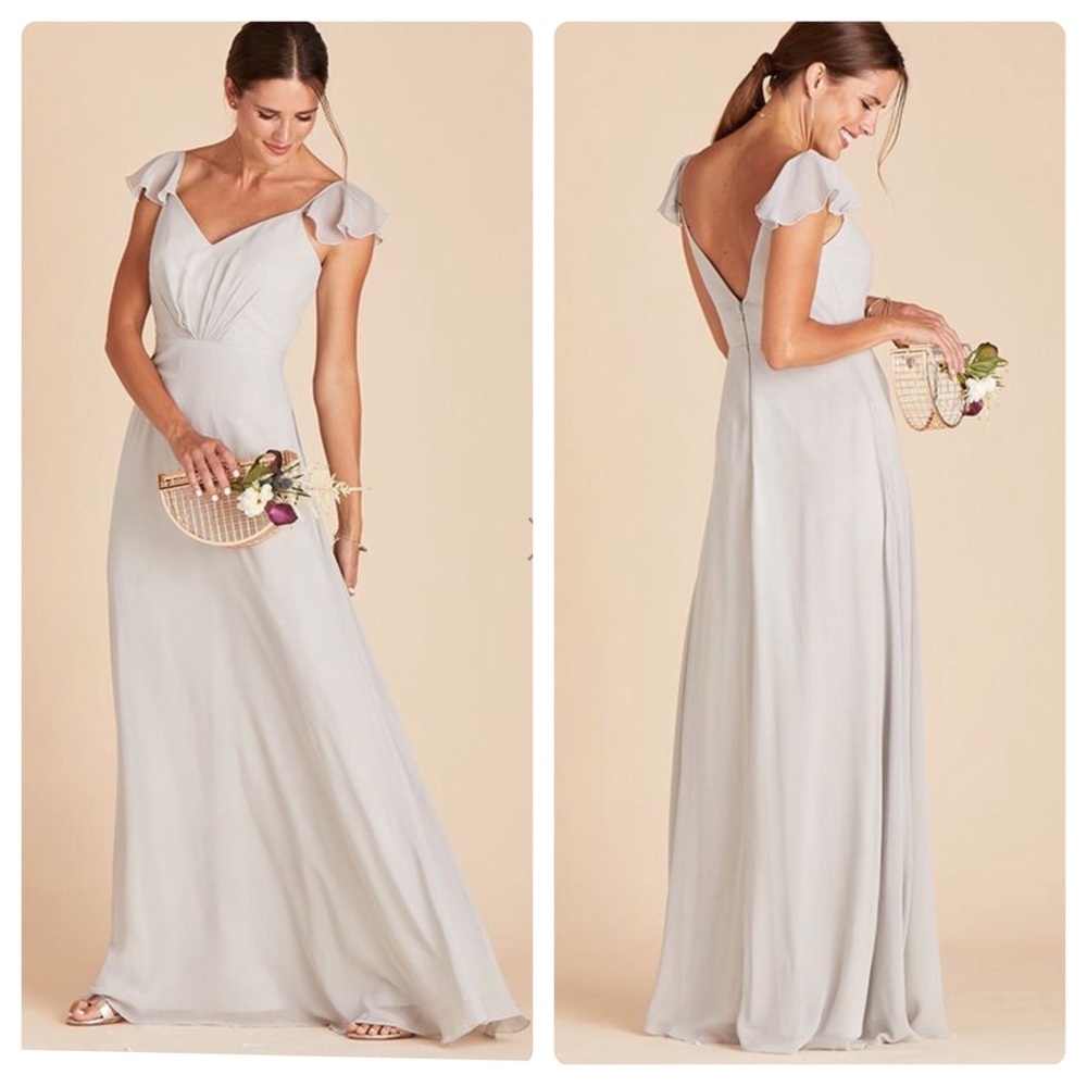 Birdy Grey Gray Sweetheart Maxi Gown
